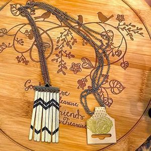NWOT Chevron Style Necklace
